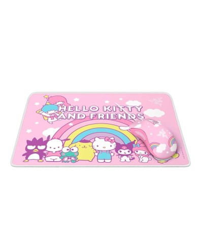 Mouse gamer Razer DeathAdder Essential + Mouse Pad Goliathus Hello Kitty and Friends Edition