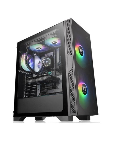 Gabinete Gamer Thermaltake Versa T25 TG, Vidrio Templado, Mid-Tower, ATX, Micro-ATX, Mini-ITX