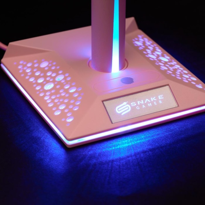 Soporte para Audífonos Snake Gamer Najash Pinkker NJ395 RGB USB