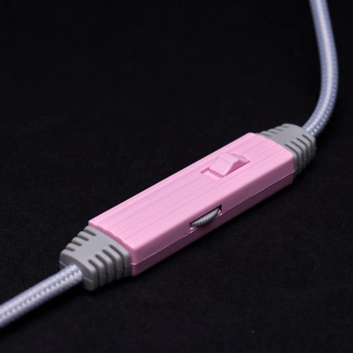 Audífono Snake Gamer Najash Pinkker NJ340 Rosa Multiplataforma USB + Jack 3.5 mm
