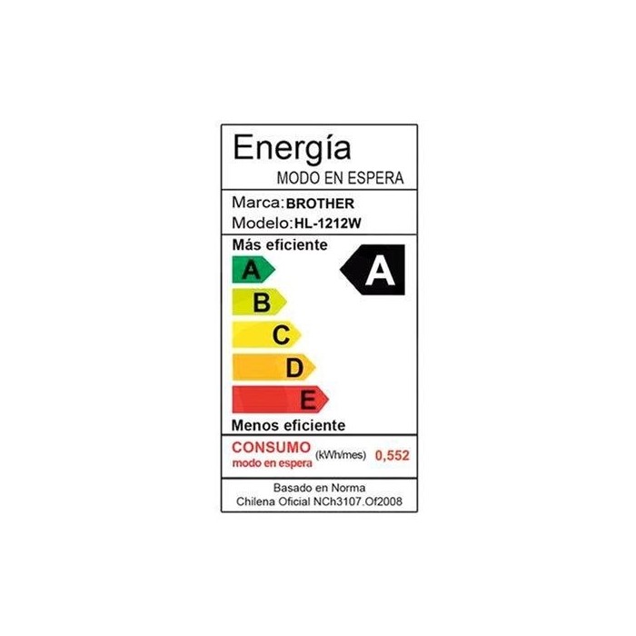 Impresora láser Brother monocromática HL1212W B-N/WIF