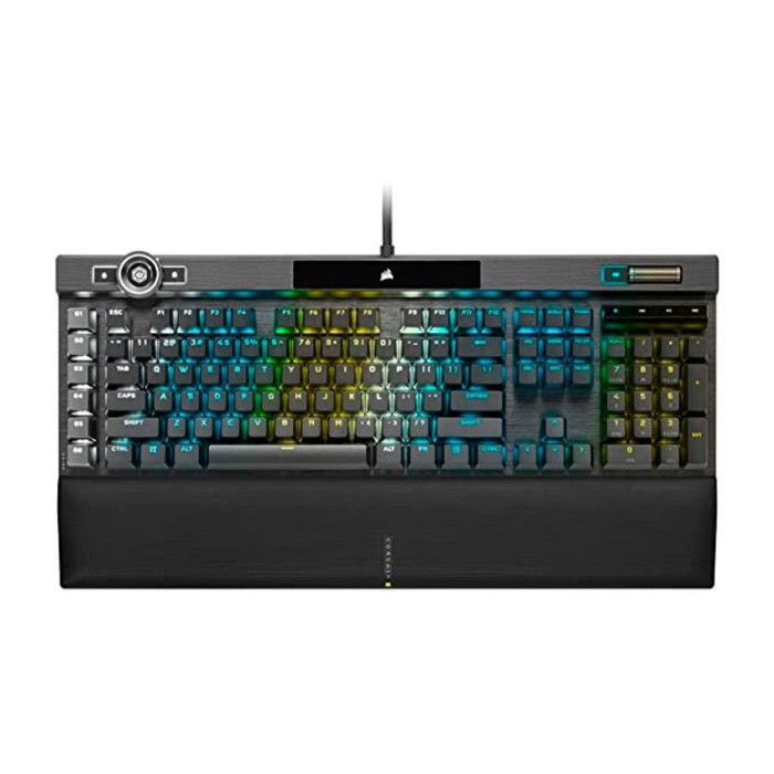 Teclado Mecánico Corsair K100 RGB, Backlit Cherry MX Speed Negro