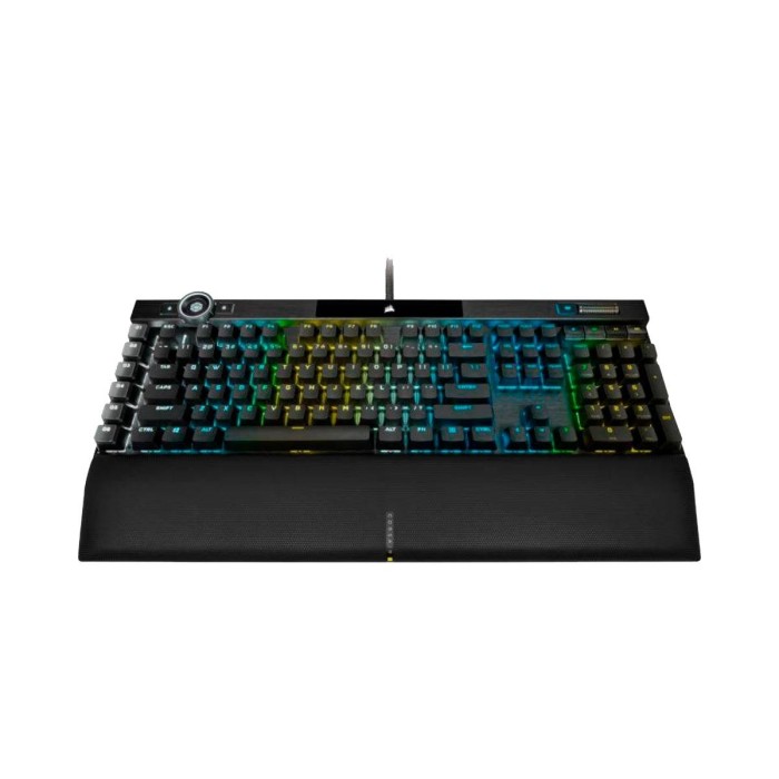 Teclado Mecánico Corsair K100 RGB, Backlit Cherry MX Speed Negro