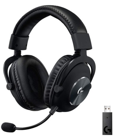 Audífonos Gamer Logitech G Pro X (7.1, Inalámbrico, LightSpeed, Negro)