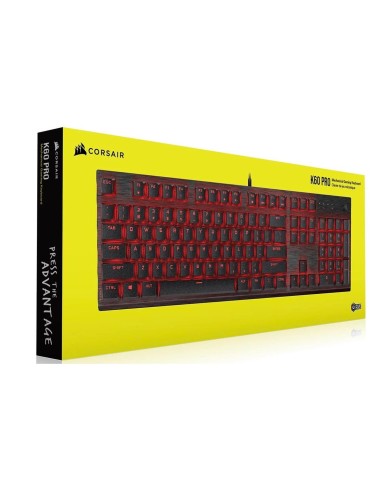 Teclado Mecánico Corsair K60 Pro, Switch Cherry Viola Inglés Negro