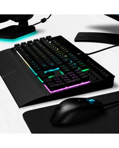 Corsair combo Teclado K55 RGB PRO + Mouse Katar PRO