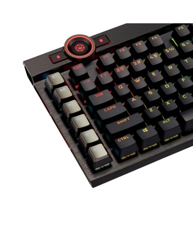 Teclado Mecánico Corsair K100 RGB, Backlit Cherry MX Speed Negro