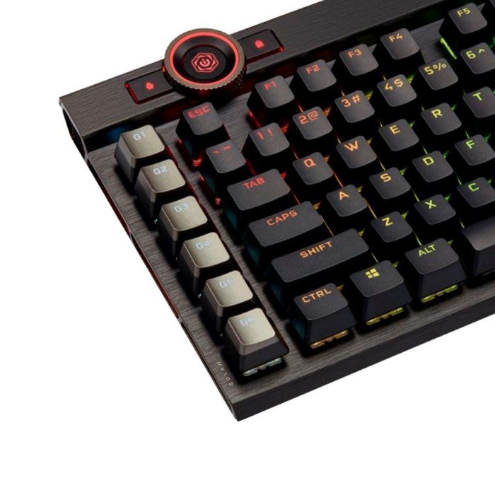 Teclado Mecánico Corsair K100 RGB, Backlit Cherry MX Speed Negro