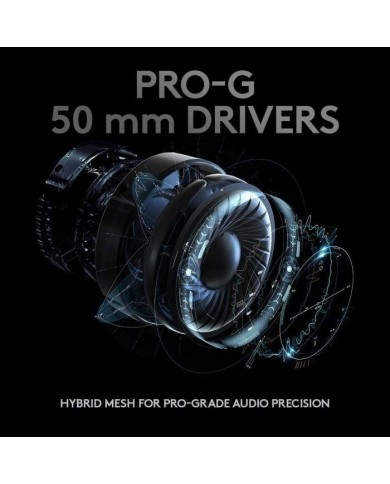 Audífonos Gamer Logitech G Pro X (7.1, Inalámbrico, LightSpeed, Negro)