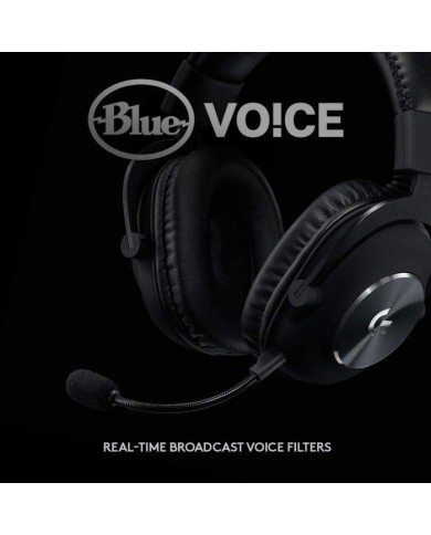 Audífonos Gamer Logitech G Pro X (7.1, Inalámbrico, LightSpeed, Negro)