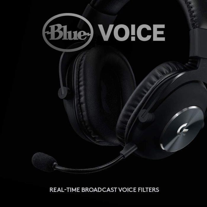 Audífonos Gamer Logitech G Pro X (7.1, Inalámbrico, LightSpeed, Negro)