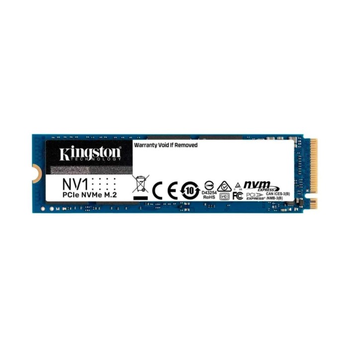 Unidad de Estado Sólido Kingston SSD de 2 TB (NVMe, M.2 2280, 2100/1700 MB/s)