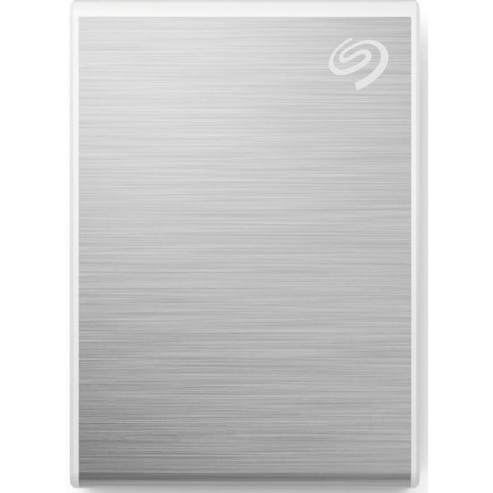 Disco Portátil SSD Seagate One Touch de 500 GB USB-C 3.2, Plateado