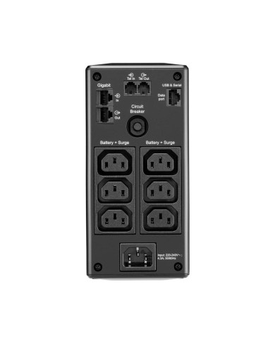 UPS APC Back Pro BR900MI (540W / 900VA, 6 Outlets, AVR, interfaz LCD)