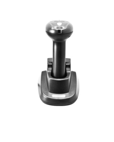 Lector de Código de Barras 3nStar Inalámbrico 2D, con Base, USB, Negro