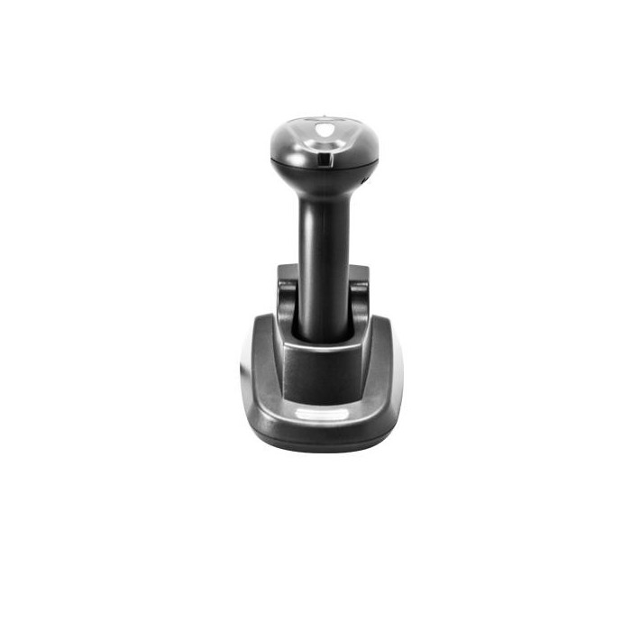Lector de Código de Barras 3nStar Inalámbrico 2D, con Base, USB, Negro