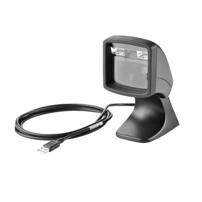 Escáner de Código de Barras HP fijo para presentaciones 2D, USB, Negro