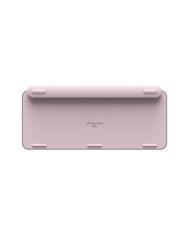 Teclado Inalámbrico Logitech MX Keys Mini, Bluetooth 5.0, 2.4GHz, USB-C, Rosa Español