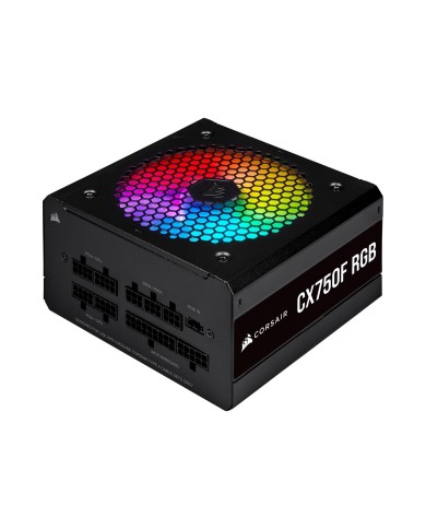 Fuente de Poder Corsair CX750F RGB Full Modular 80Plus Bronze