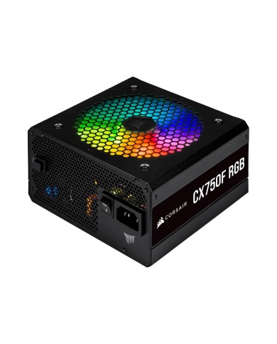 Fuente de Poder Corsair CX750F RGB Full Modular 80Plus Bronze