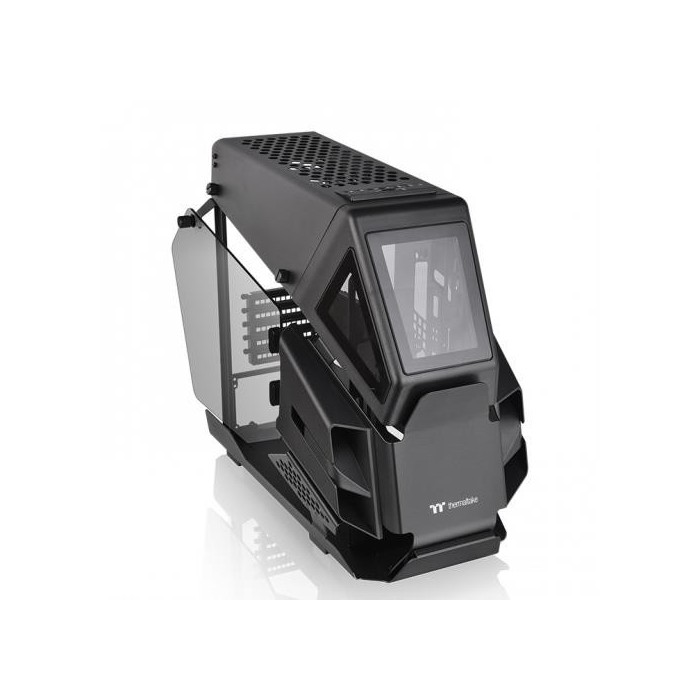 Gabinete Gamer Thermaltake AH T200, Micro-Case, Micro-ATX, Mini-ITX, Vidrio templado, Color negro