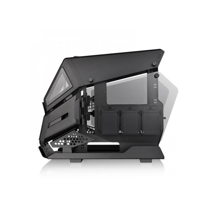 Gabinete Gamer Thermaltake AH T200, Micro-Case, Micro-ATX, Mini-ITX, Vidrio templado, Color negro