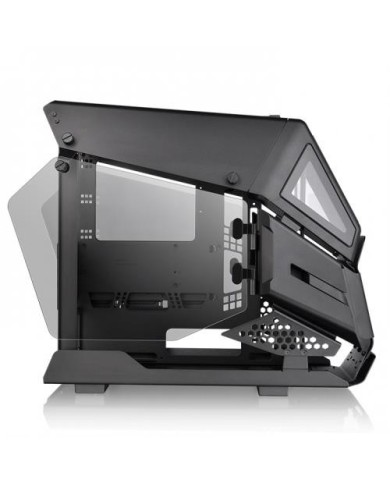 Gabinete Gamer Thermaltake AH T200, Micro-Case, Micro-ATX, Mini-ITX, Vidrio templado, Color negro