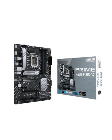 Placa Madre ASUS ASUS MB PRIME H670-PLUS D4 DDR4 DP HDMI LGA 1700 ATX