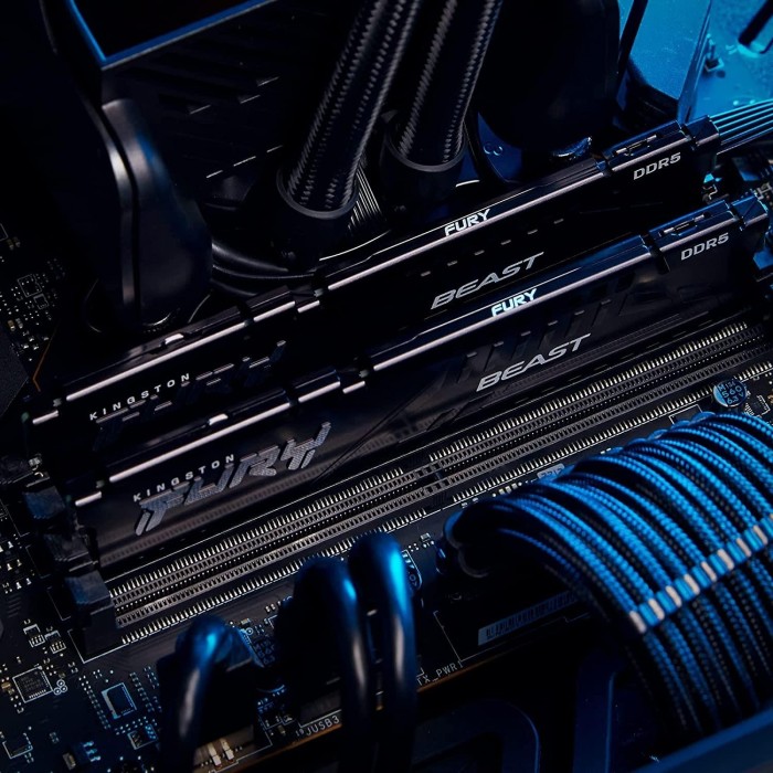 Kit de Memoria RAM Kingston Fury Beast de 32GB (16GB x2, DDR5, 5200Mhz, CL40, DIMM)