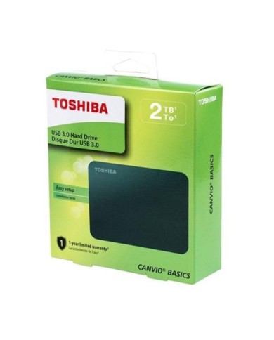 Disco Duro Externo 2TB 2.5" USB 3.0 Canvio Basics Black