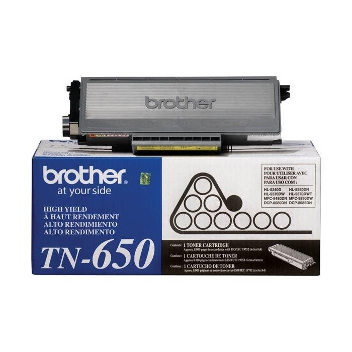 Cartucho de tóner Brother TN-650 Negro