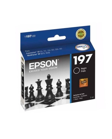 Cartucho de tinta Epson T197 Negro T197120-AL