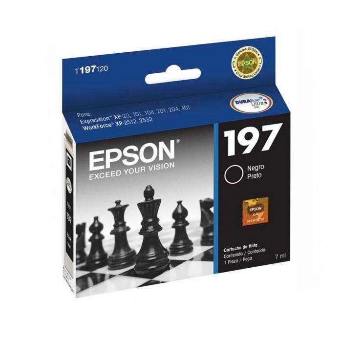 Cartucho de tinta Epson T197 Negro T197120-AL