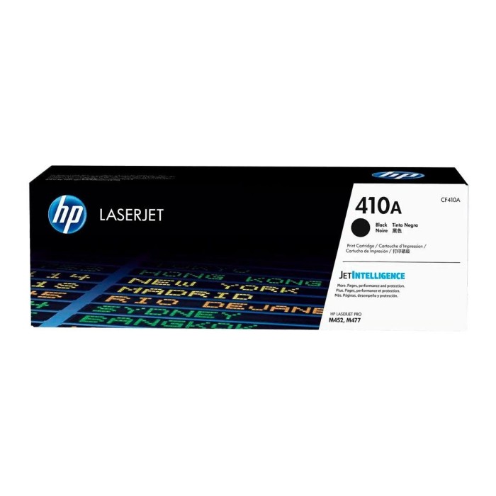 Cartucho de Tóner Hp Laserjet 410A Negro CF410A