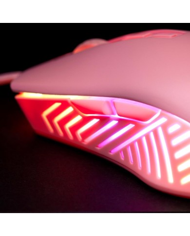 Kit Snake Gamer Najash Pinkker Mouse NJ330 + Mousepad NJ390