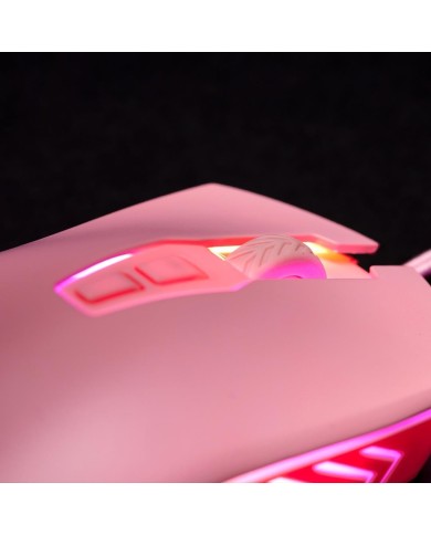 Kit Snake Gamer Najash Pinkker Mouse NJ330 + Mousepad NJ390