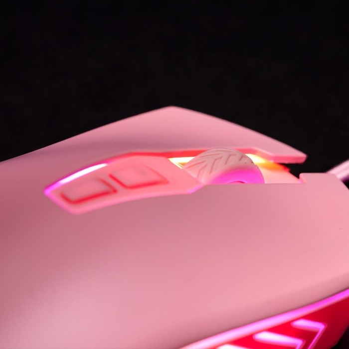 Kit Snake Gamer Najash Pinkker Mouse NJ330 + Mousepad NJ390