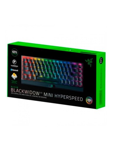 Teclado mecánico Razer BlackWidow V3 Mini HyperSpeed Yellow Switch Español (RZ03-03890900-R311)