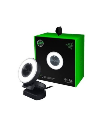 Webcam Razer Kiyo para Streaming con Ring Light (‎RZ19-02320100-R3M1)