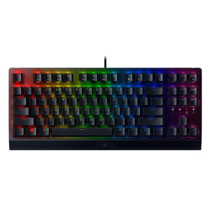 Teclado mecánico Razer BlackWidow V3 Tenkeyless Yellow Switches Español