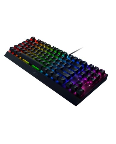 Teclado mecánico Razer BlackWidow V3 Tenkeyless Yellow Switches Español