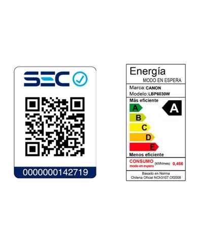 Impresora láser monocromática inalámbrica LBP-6030W USB, Wi-Fi3, Ethernet