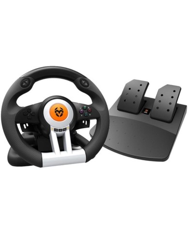 Kit volante con pedales Krom K-Wheel PC, PS3, PS4 Y XBOX ONE