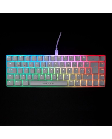 Teclado Gamer mecánico Snake Gamer Vipera SN790 RGB Switch Outemu Red Español