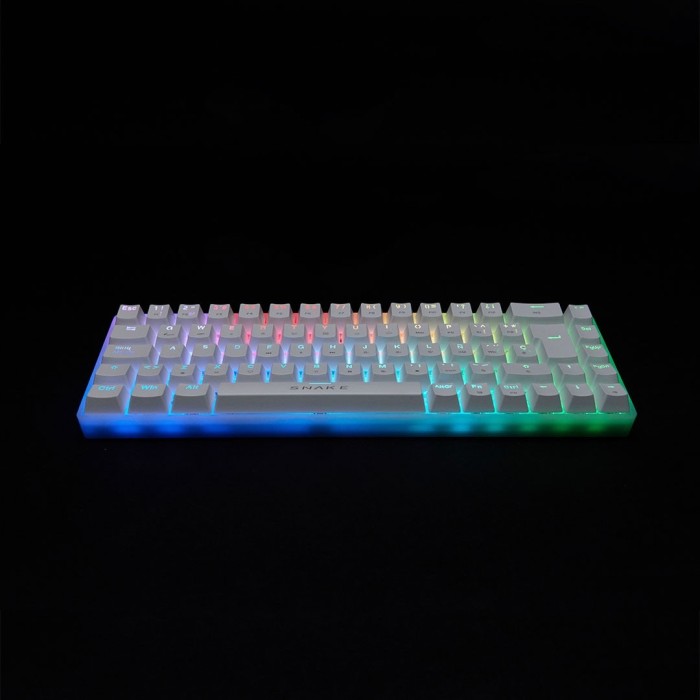 Teclado Gamer mecánico Snake Gamer Vipera SN790 RGB Switch Outemu Red Español