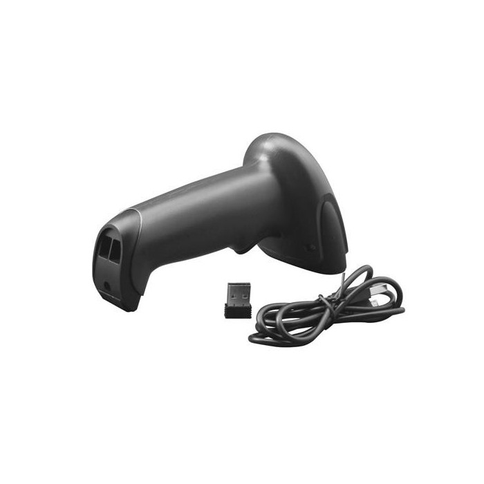 Lector de códigos de barras Barpos Well 9322B inalámbrico Bluetooth  USB/Mini Dongle