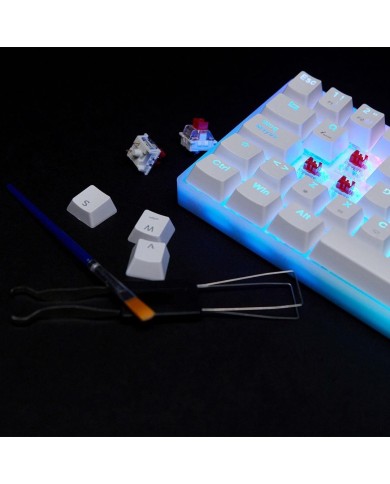 Teclado Gamer mecánico Snake Gamer Vipera SN790 RGB Switch Outemu Red Español