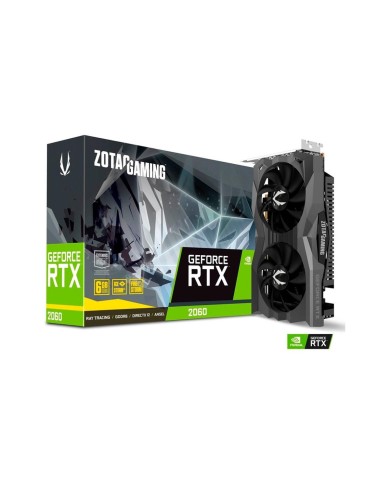 Tarjeta de Video Zotac Nvidia GeForce RTX 2060 6GB GDDR6 192-bit, Super Compact, IceStorm 2.0