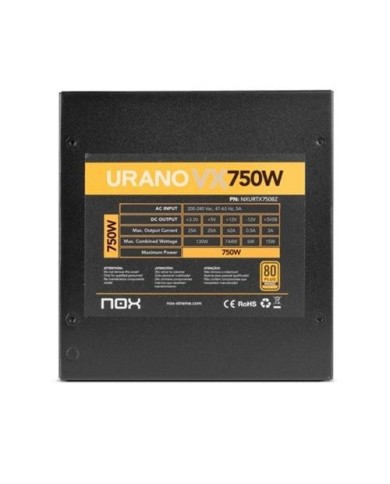 Fuente de poder Nox Urano VX 750W Bronze (115FP00004)