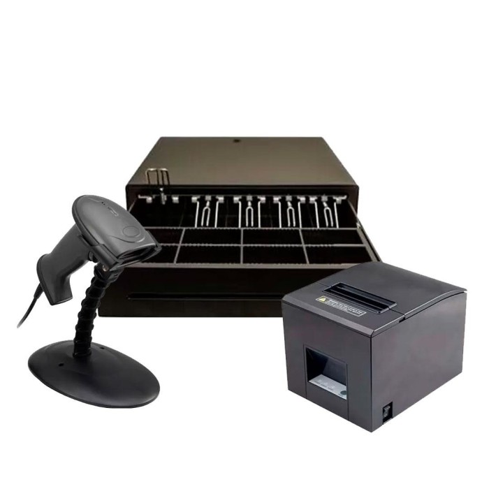 Kit punto de venta (Gaveta TC-415 + Impresora T8300 + Lector WELL 6200)